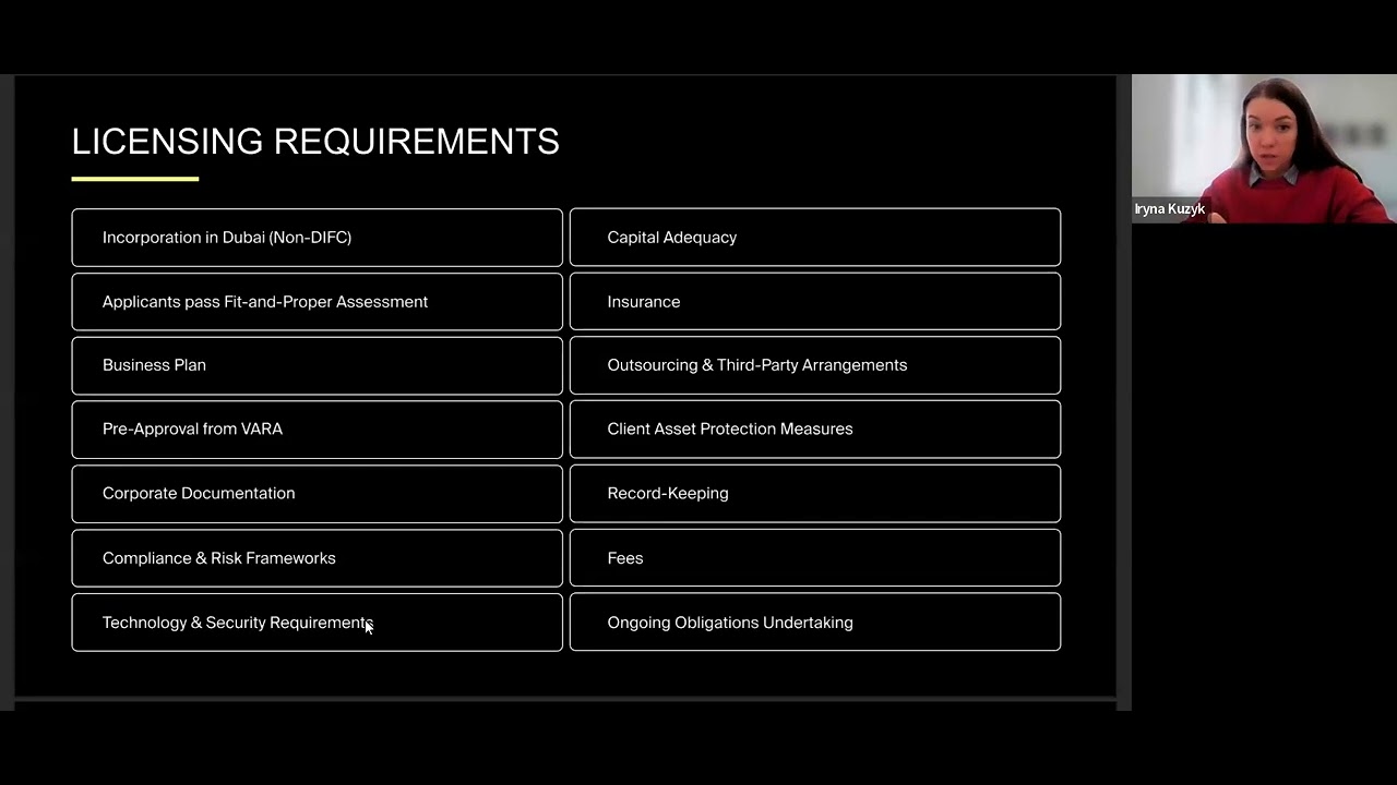 Webinar Recap: UAE Crypto Licensing Requirements for 2025