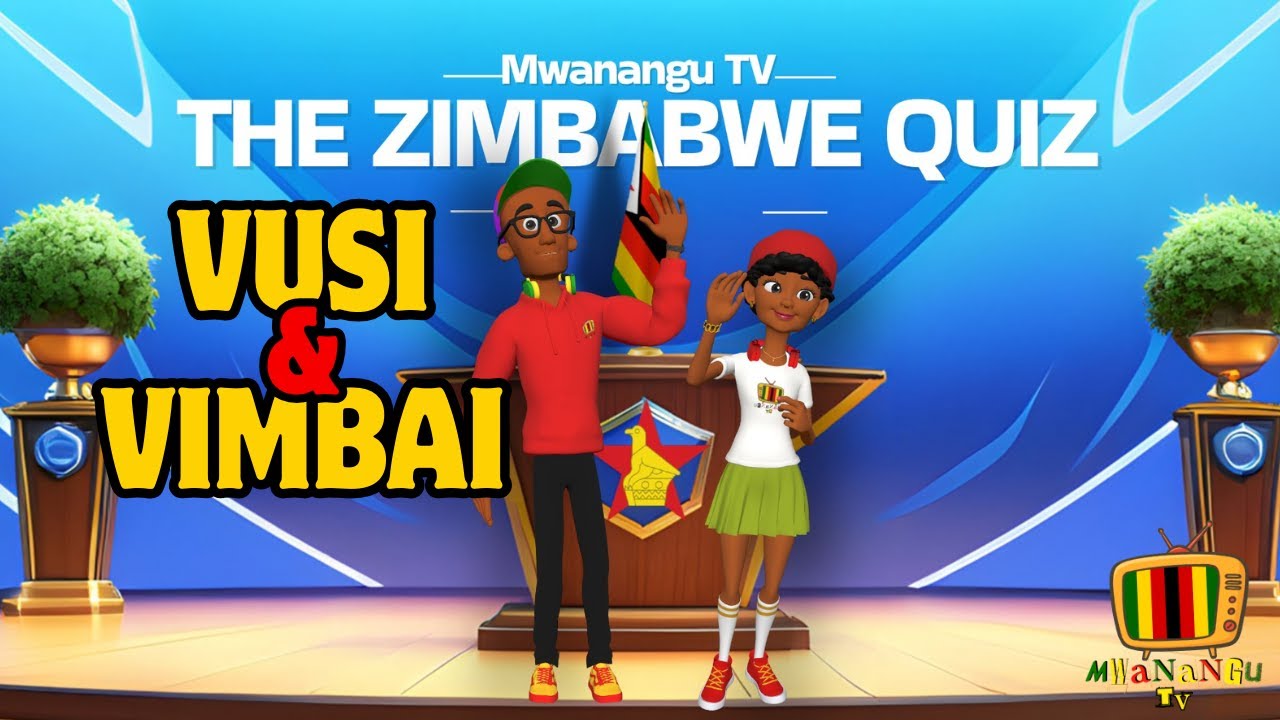 Meet Vusi & Vimbai! Zimbabwe Fun Facts & Quiz for Kids | Vusi & Vimbai’s Zim Quiz! | Episode 1