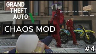 GTA 5 CHAOS MOD #4 - FIRST HEIST ! (4K)