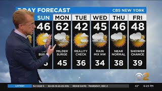 New York Weather: CBS2 12/3 Evening Forecast at 6PM