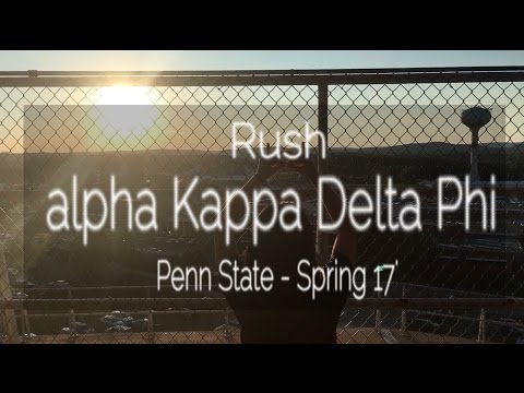 Penn State aKDPhi Spring 2017 Rush