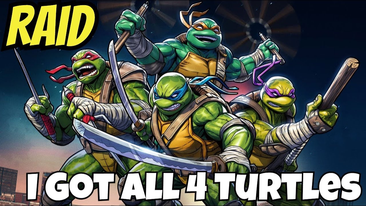 Raid Turtles Raid Shadow Legends - Leo Took Everything/I Got All 4 Turtles! - YouTube