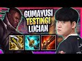 Gumayusi testing lucian in korea soloq  t1 gumayusi plays lucian adc vs varus  season 2024