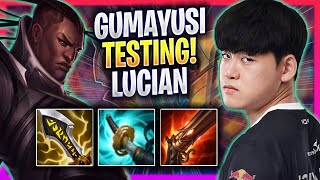 GUMAYUSI TESTING LUCIAN IN KOREA SOLOQ! - T1 Gumayusi Plays Lucian ADC vs Varus! | Season 2024