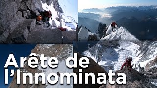 Arête de l'Innominata Face Sud du Mont Blanc Chamonix Courmayeur montagne alpinisme