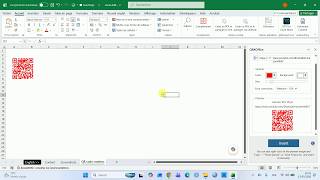 Excel add ins part 1, QR code creation