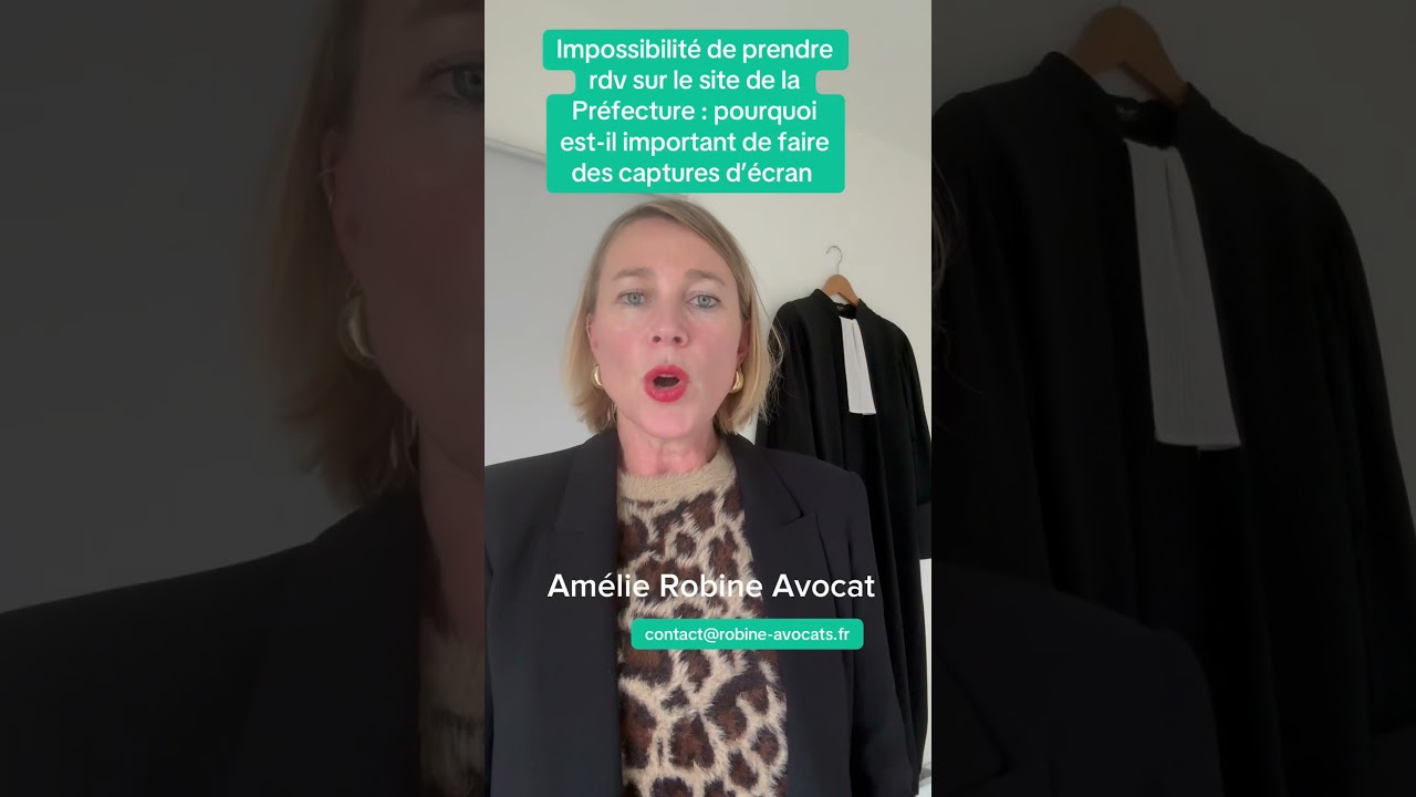 Impossibilité de prendre rdv et captures d'écran