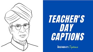 BEST Teacher's Day Captions for Instagram | Teacher's Day Wishes & Status 2023