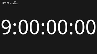 9 Day Countdown Timer - Longest Timer on YouTube - 216 Hours