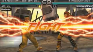 Tekken 5 Dark Resurrection: Time Attack Mode - Wang Jinrei