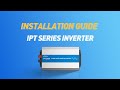 EPEVER IPT Series Inverter Installation Guide for Solar Power