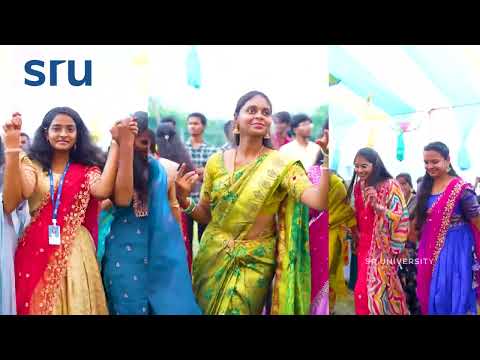 Grand Cultural Fest @ SRU Navadhara 25 Traditional Day & Bathukamma Celebrations Colors of Telangana - video from SRU