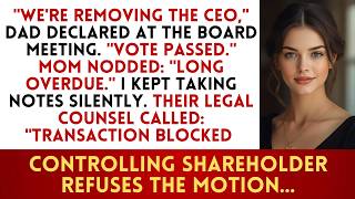 Family Voted To Dismiss The CEO — Until They Discovered The Anonymous 71% Shareholder