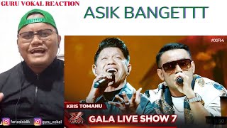 KRIS TOMAHU - Ku Tak Bisa | GALA LIVE SHOW 7 | X FACTOR INDONESIA SEASON 4 | Guru Vokal Reaction