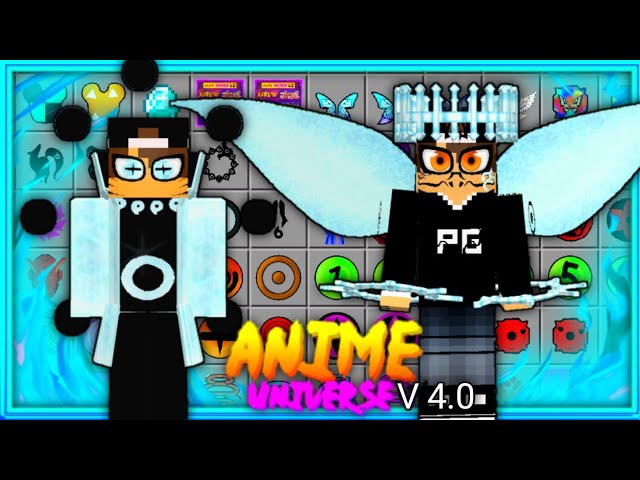 ATUALIZOU!! ADDON/MOD DE ANIMES UNIVERSE V4.3 LITE COM 150 NOVOS MODOS PARA  O MCPE!!! 