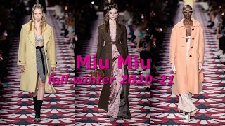 Миу Миу коллекция осень зима 2020-21 / Miu Miu fashion show fall winter 2020-21