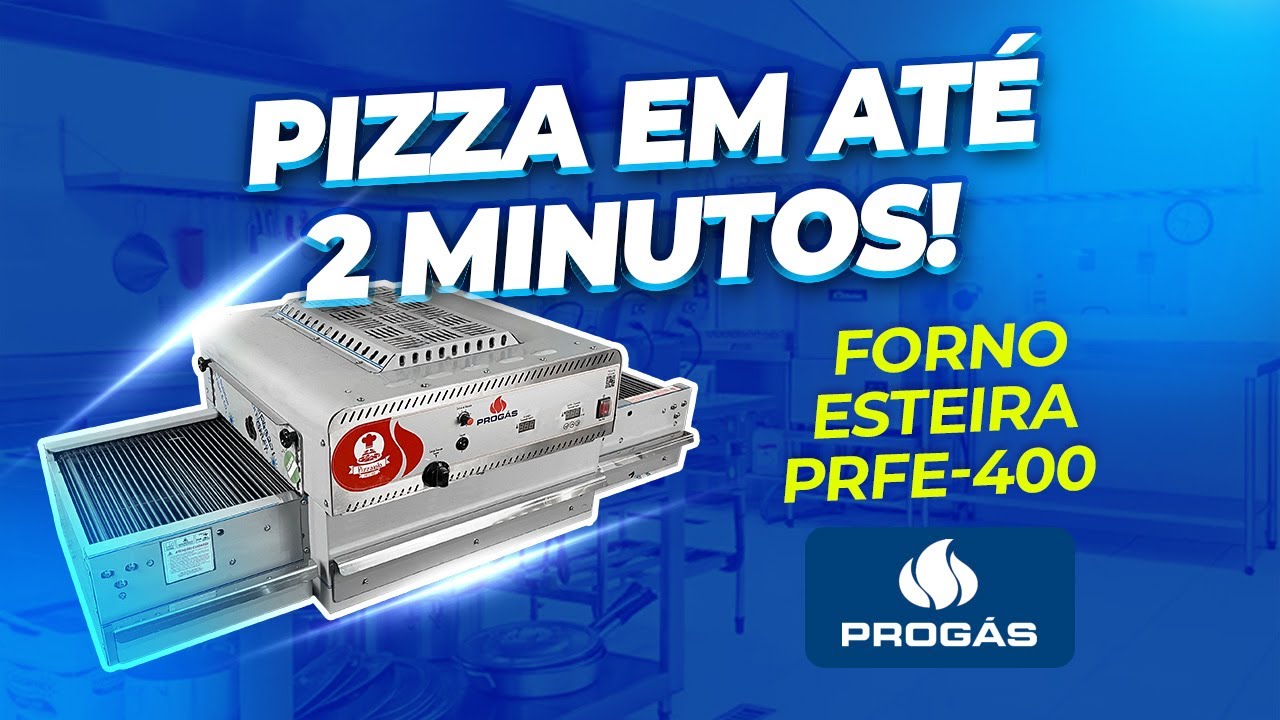 Forno Esteira Para Pizzas! GRANDE PRODUÇÃO, assa em até 2 minutos! Veja AGORA