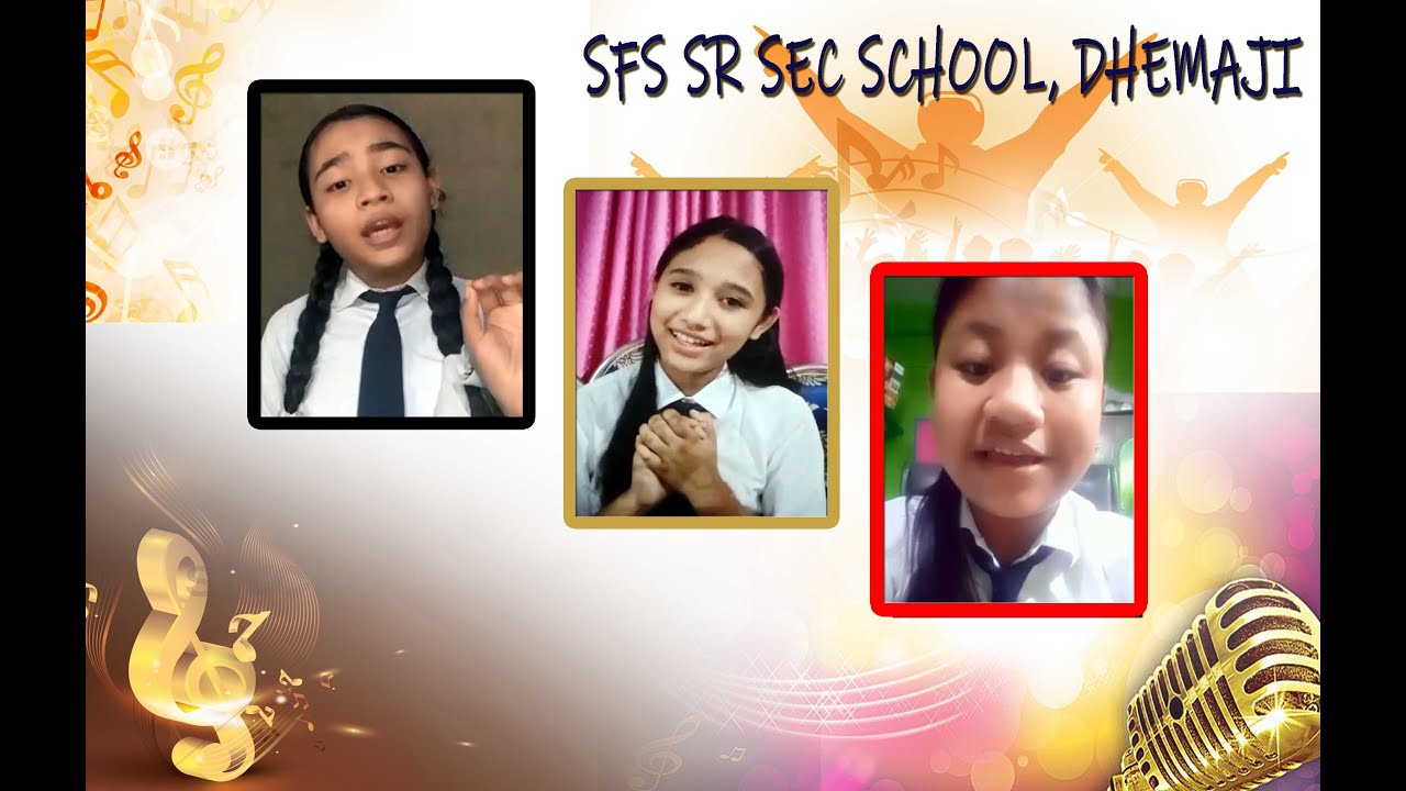 PATRIOTIC SONG COMPETITION  SFS SR SEC SCHOOL DHEMAJI 