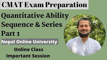 CMAT Quantitative Ability Sequence and Series Part 1