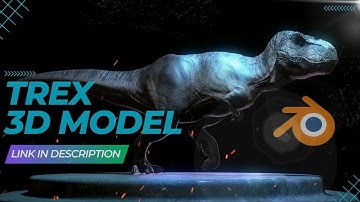 Blender 3.3 | T rex 3D Model Showcase | Jurassic World | VFX & CGI | Raptor Dragonz