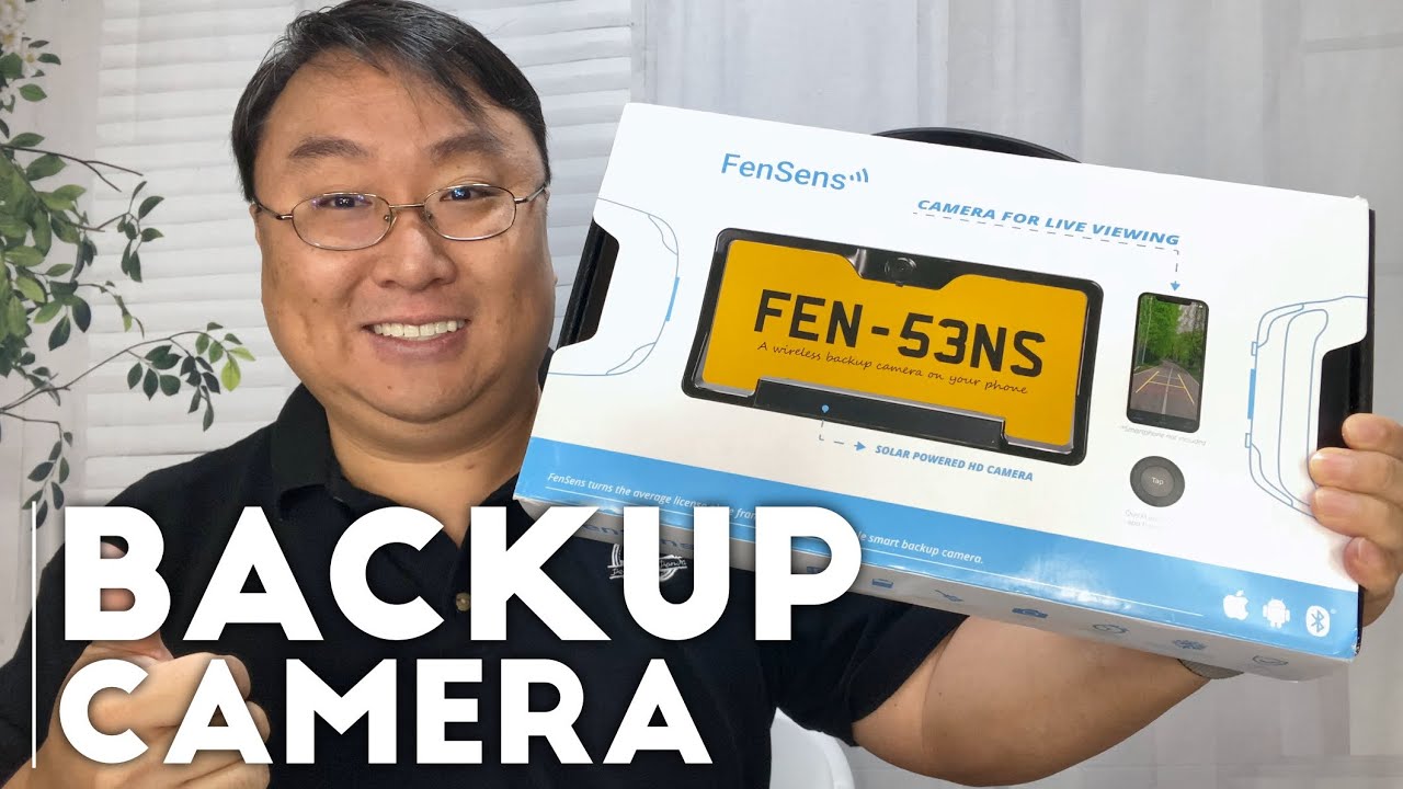 Easiest Way To Add A Backup Camera Fensens Camera License Plate Frame Review Youtube