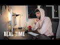 2AM Real time study with me (No Music) - 2 hour pomodoro session with timed breaks