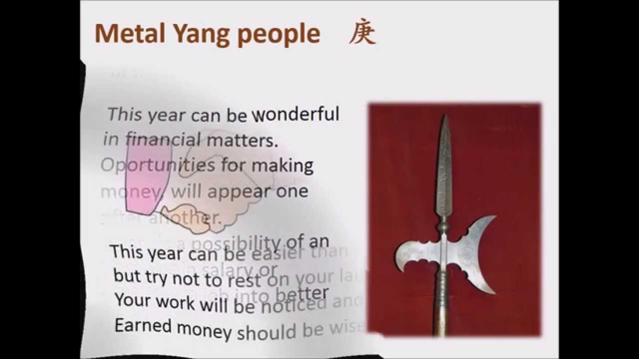 Yang Metal people predictions -  2015 Wood Goat/Sheep year