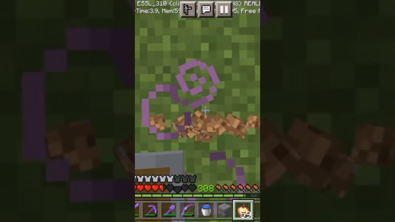 Minecraft enchanted golden apple MLG 