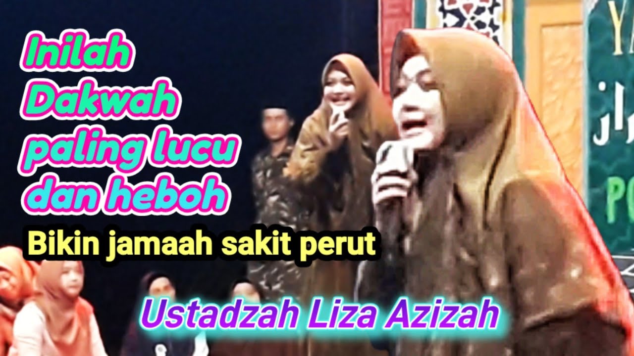 Ceramah paling lucu, Ustadzah cantik Liza Azizah di indramayu