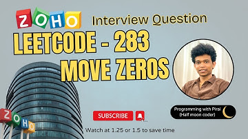 Move Zeroes | Leetcode 283 | Approach + Code with explanation.