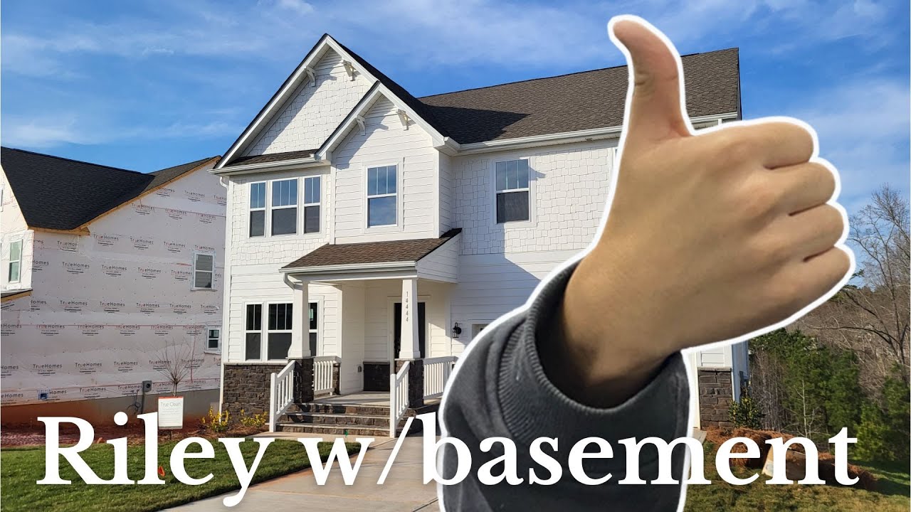 💯Basement home at Edgewater community in the Lakeview Pointe section Riley model True Homes