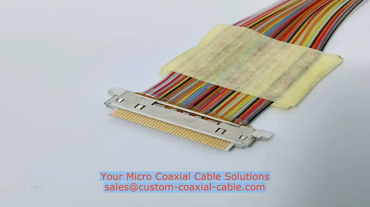 lvds micro coax for AR VR headset 48 AWG board-to-board micro-coax ultra-fine coaxial cable Sweden s