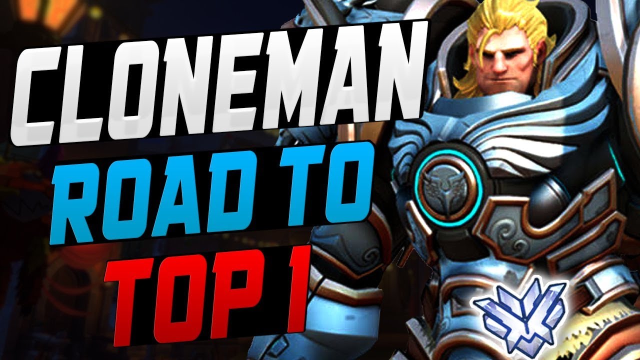 CLONEMAN INSANE REINHARDT! 36K DAMAGE BLOCKED! [ OVERWATCH SEASON 8 TOP 500 ]