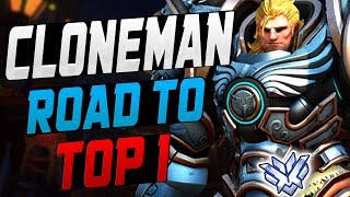 Cloneman Insane Reinhardt 36K Damage Blocked Overwatch Season 8 Top 500