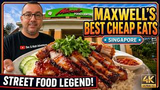 Singapore Street Food, Maxwell Hawker Center where local's eat. Great food and Great value