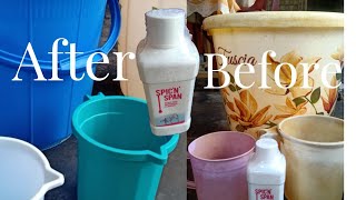 Spic'N' Span Scale and Bathroom Cleaner//Modicare //cleanliness bucket easily at home