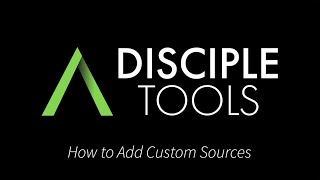 How To Add Custom Sources