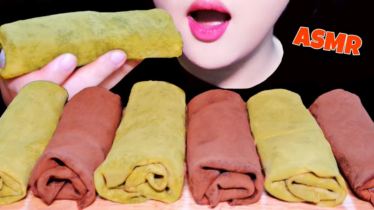 ASMR EDIBLE TOWELS 먹는 타월 EATING SOUNDS MUKBANG / NO TALKING YouTube