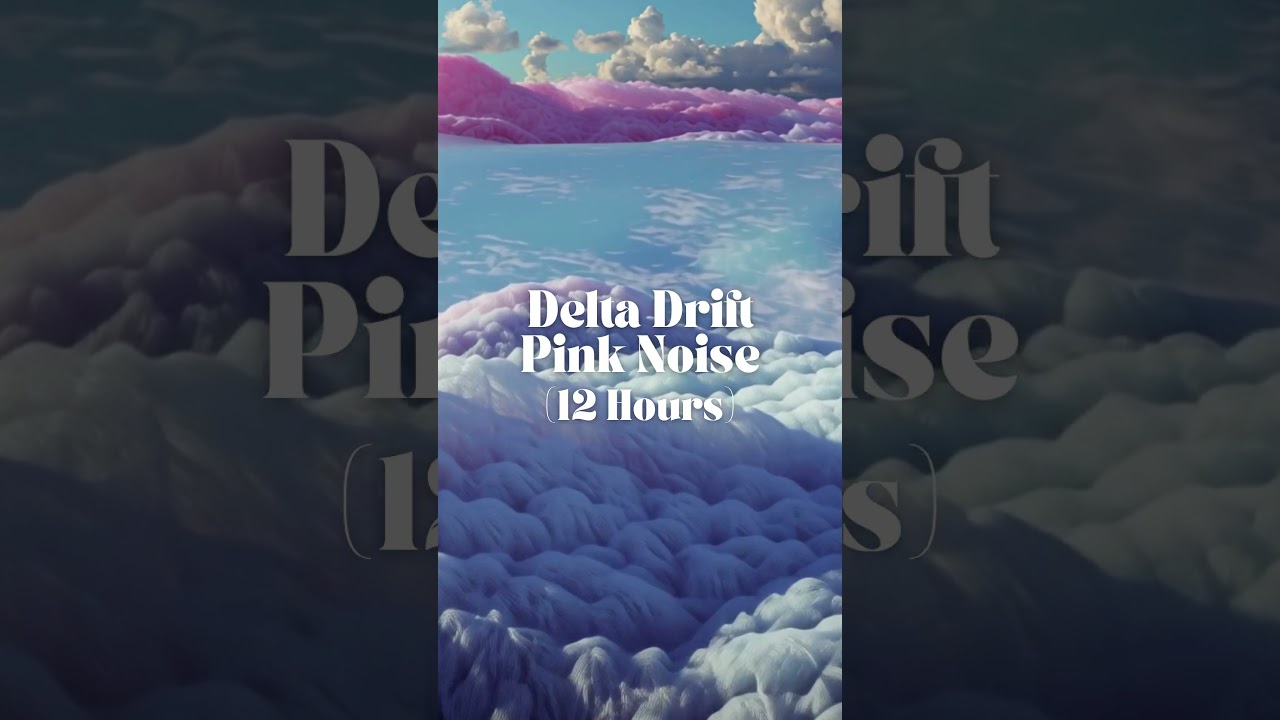 🌸 Pink noise with a gentle delta drift—soft, balanced calm for sleep 😴 #beautysleep #thesleepfix