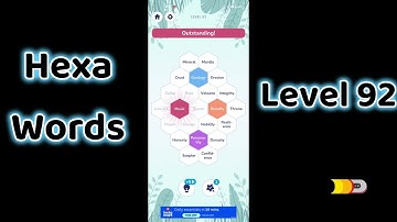 Hexa Word level 92  | Hexa Words Sort Associations level 92  Answers