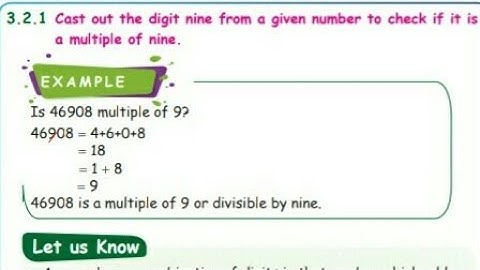 4th std maths -  patterns - cast out nine - Addition and Subtraction