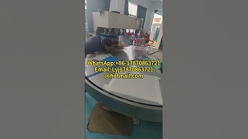 6-station turntable high frequency machine for PVC file folders #filefolder#soldadordealtafrecuencia