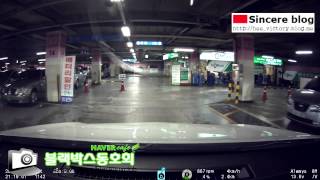 OBD연동 루카스 LK-7500FHD REAL블랙박스, 마트 주차장