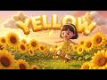 Yellow Color Song 🍌 Banana Valley Adventure with Zipi | Colors for Kids