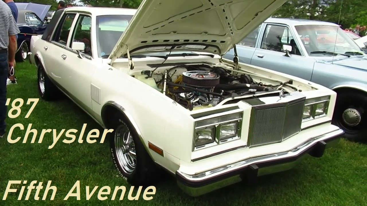 7 30 22 AN '87 CHRYSLER FIFTH AVENUE HOT ROD SEEN IN GRANBY QUEBEC