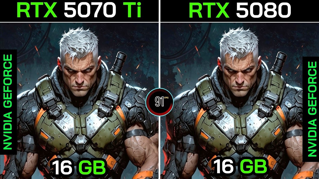 RTX 5070 Ti VS RTX 5080+ Ryzen™ 7 9800X3D : TEST IN 20 GAMES - YouTube