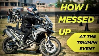 I MESSED UP at the TRIUMPH Event | Tiger 900 \u0026 Daytona Test Ride | Cameo by@dReamwAlk