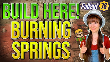 8 Perfect CAMP Locations to Build Your Base ⚒️ Burning Springs Best CAMP Locations Fallout 76
