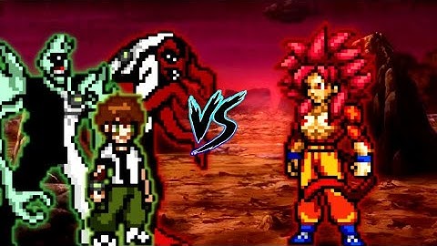 Ben 10 Carnitrix OP (all form) VS Son Goku SSJ4 V6 OP in Jump Force Mugen