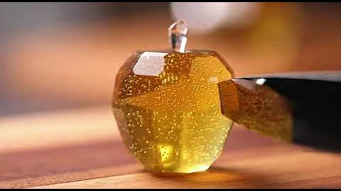 Ultimate Crystal Fruit Cutting – Papaya, Strawberry & More | Satisfying Macro ASMR